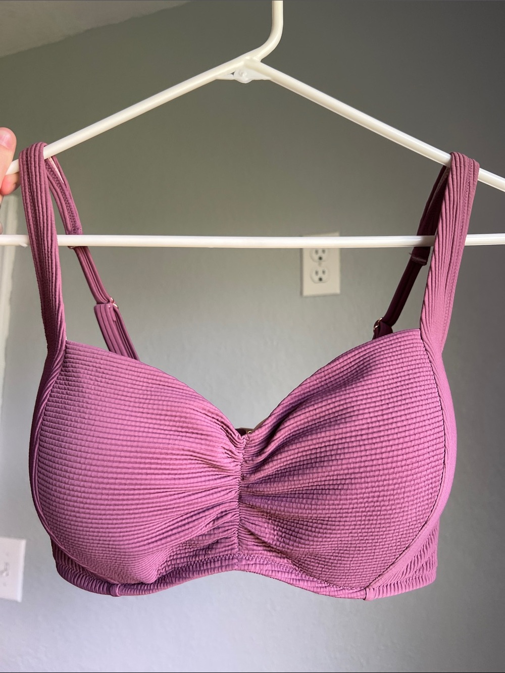 Bikini top Molded Cup - Mauve Pink/Purple